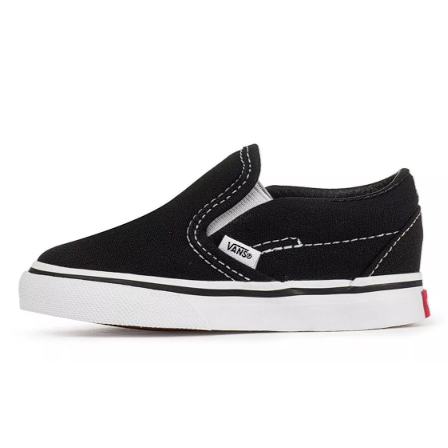 tenis vans classic slip on black