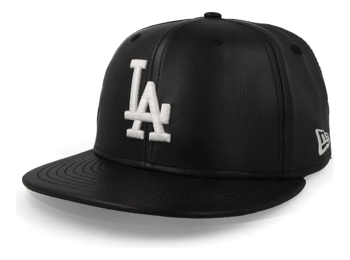 gorra new era 5950 losdod core blk pu lthr bw