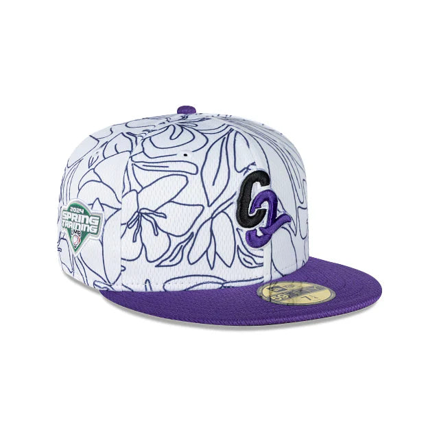 gorra new era 5950 quecon summer trng 24 optc wht