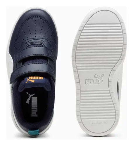 tenis puma rickie v ps — marino / 16.5