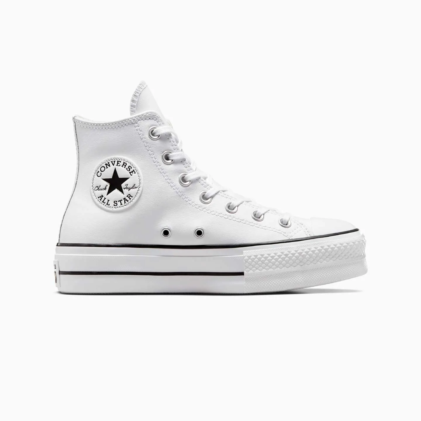 tenis converse ctas lift hi white/black/white