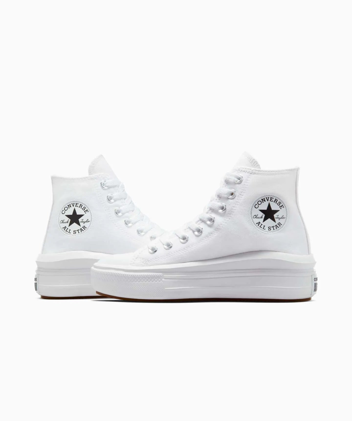tenis converse ctas move hi white/natural ivory/black