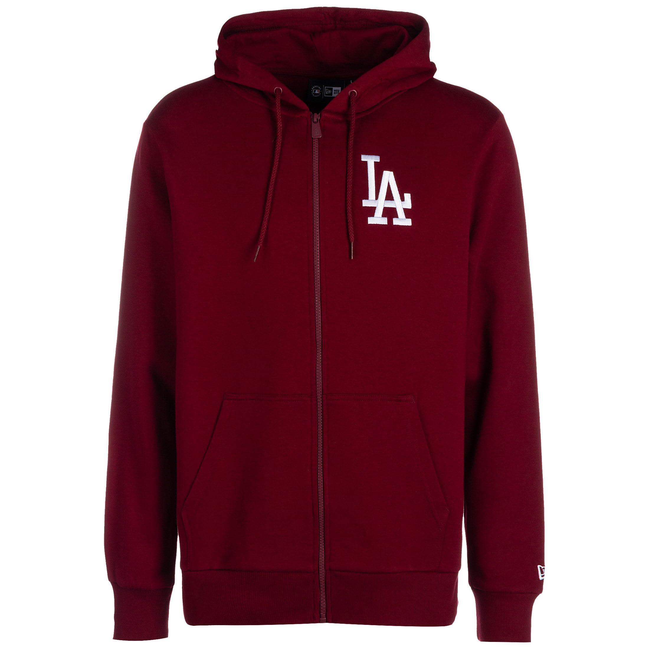 sudadera new era league essntls fz hoody losdod carwhi