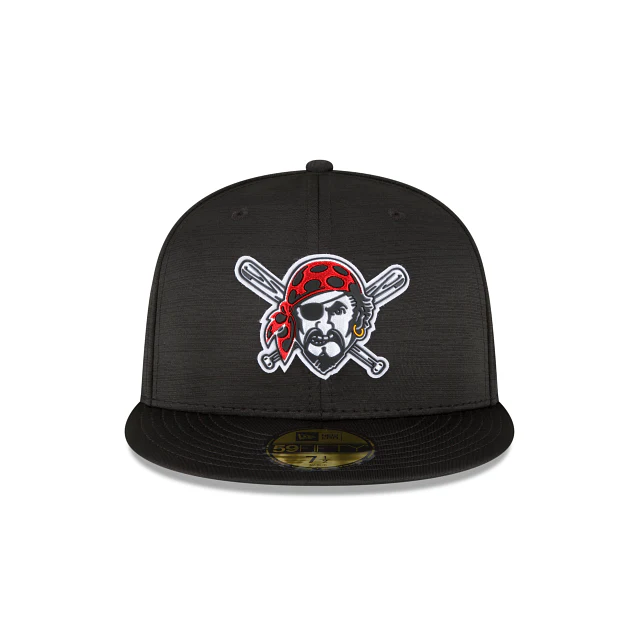 Gorra New Era Pittsburgh Pirates 2023 Clubhouse Black 59FIFTY Fitted Hat
