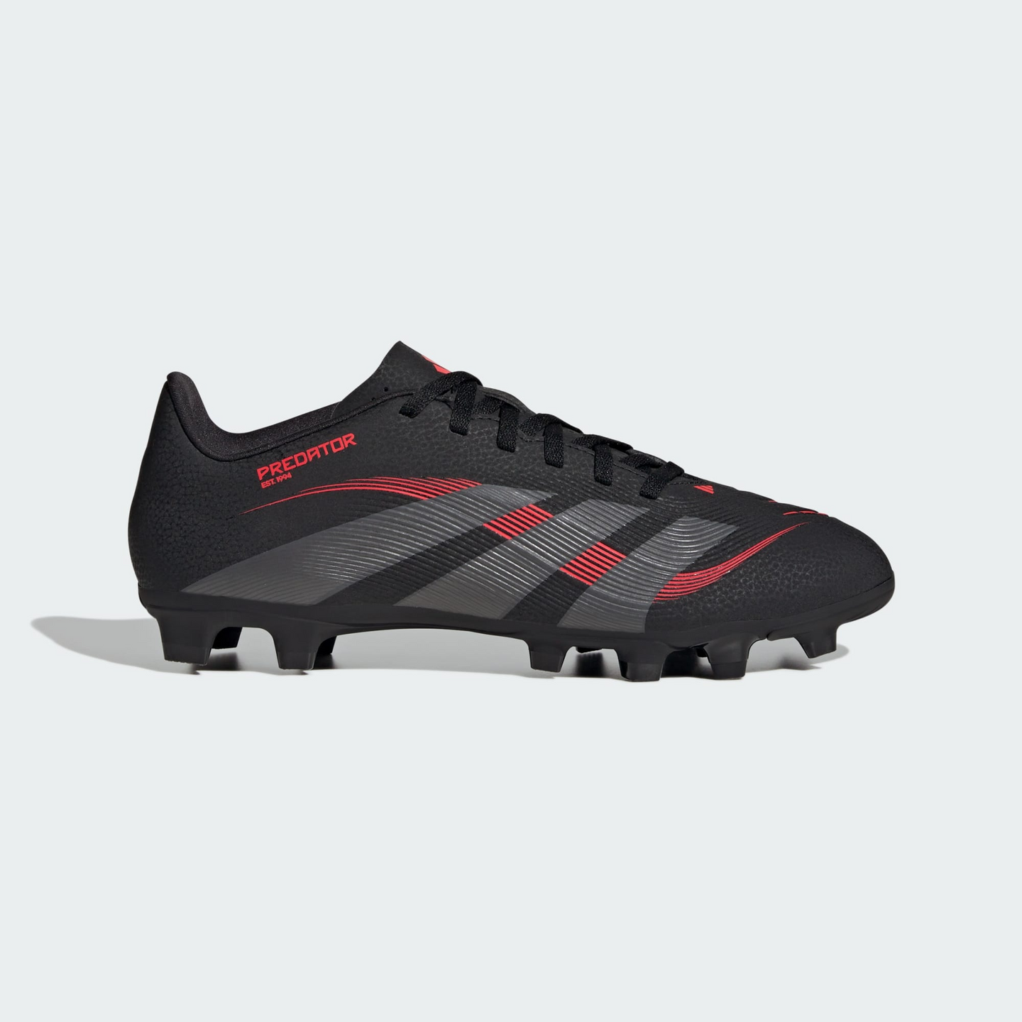 tenis adidas predator club fg/mg cblack/grefou/lucred