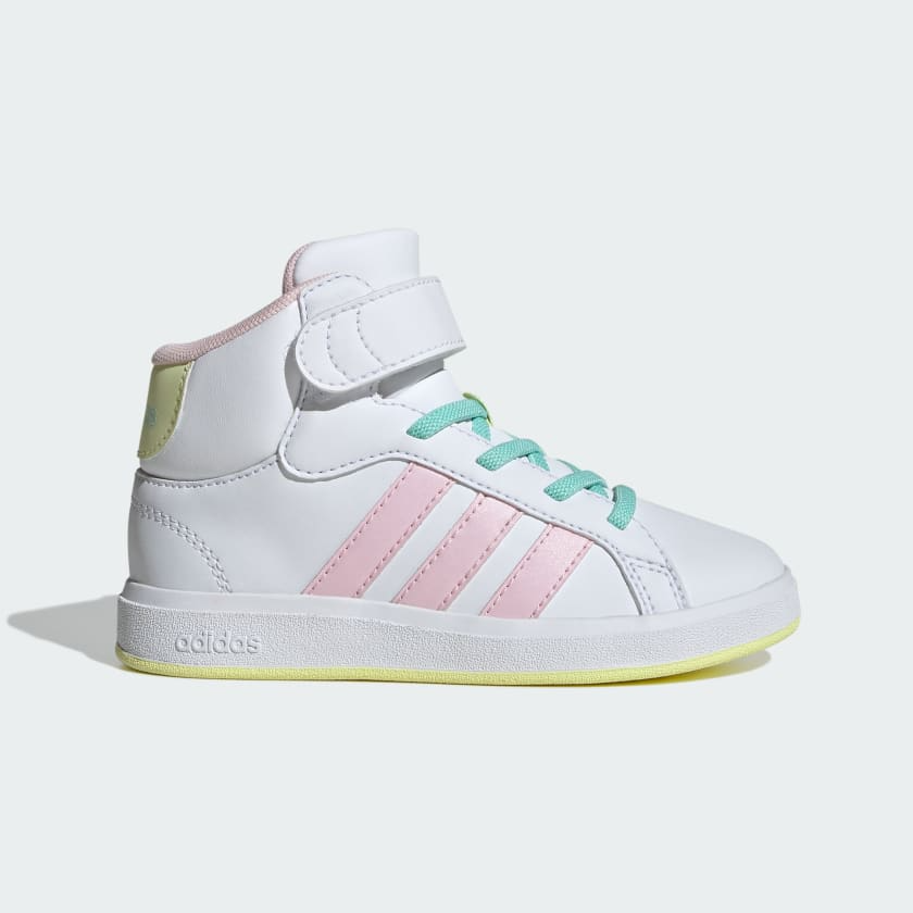 tenis adidas grand court mid k