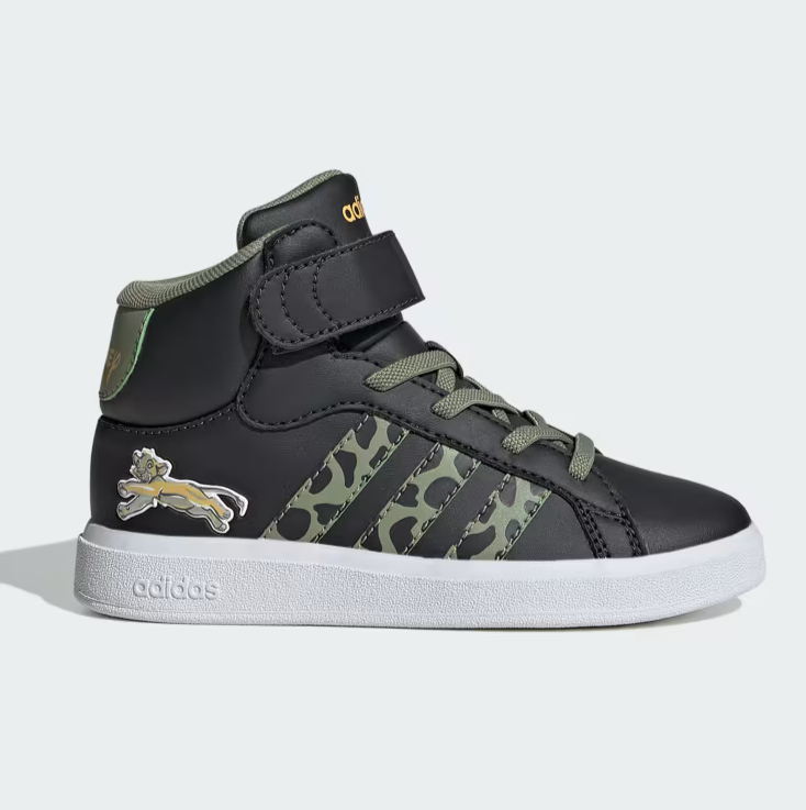 tenis adidas grand court mid lionking k