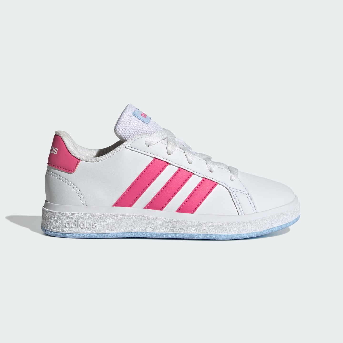 tenis adidas grand court 2.0 k ftwwht/pulmag/globlu
