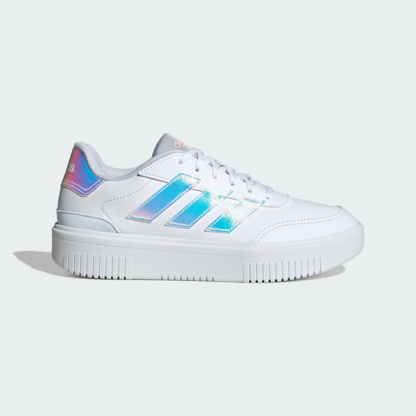 tenis adidas courtblock bold ftwwht/ftwwht/clpink